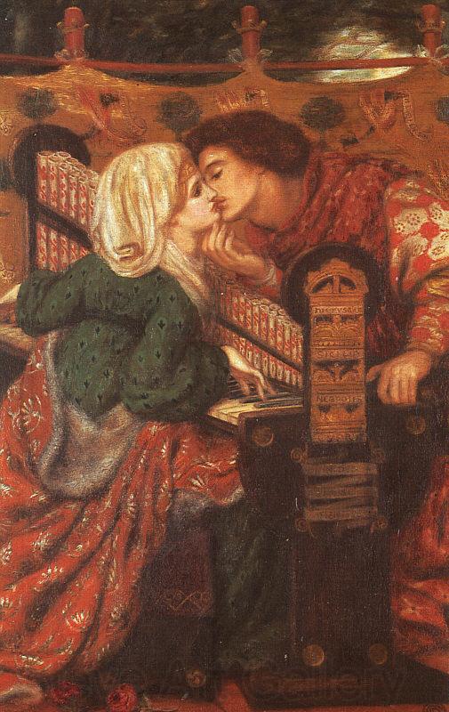 Dante Gabriel Rossetti King Rene's Honeymoon Norge oil painting art